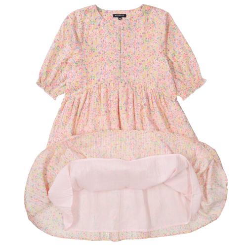 Md.-Kleid 164 - Peach Aop