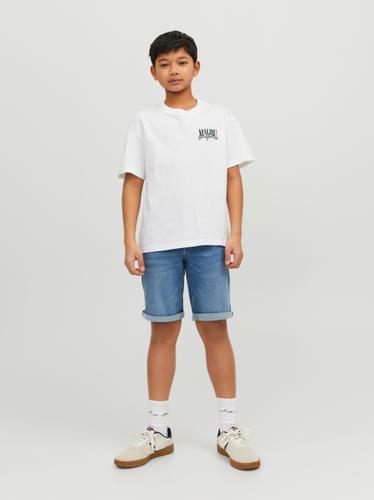 JJIRICK JJORIGINAL SHORTS MF 551 SN JNR 170 Normal geschnitten - Blue Denim