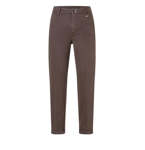 MAC JEANS - CHINO, Premium winter cotton 36/OL Slim Fit - Braun