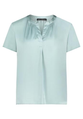 Satin-Bluse
