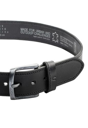 Gürtel aus hochwertigem Leder Schwarz XXL