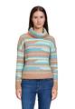 Strickpullover 42 Lässig - Camel/mint