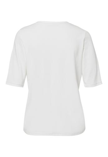 Shirt CASUAL mit Placement-Print 40 - Soft Purple/ecru/anthrazit