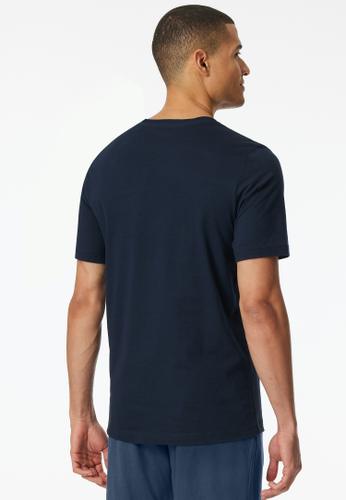 T-Shirt Rundhals 48 - Nachtblau