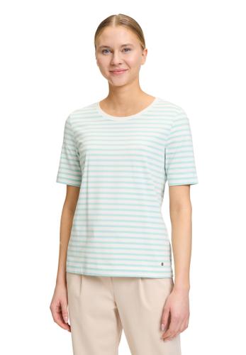 Basic Shirt S Gerade - Cream/mint
