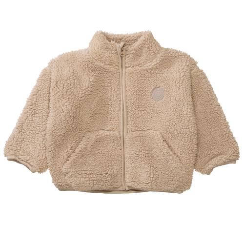 Kn.-Plüschjacke 74 - Nature Mel.