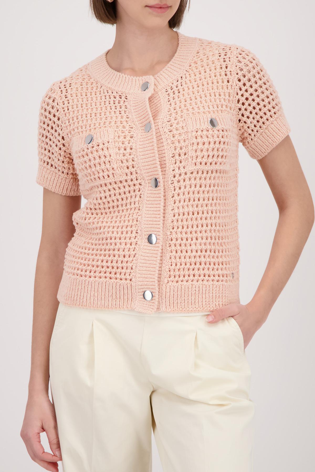 Ajour Strickjacke 42 - Summer Peach