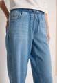High Waist Wide Leg Jeans im Loose Fit XXL/30 - Light Blue Used Wash
