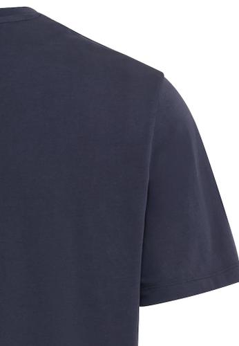 Basic T-Shirt aus nachhaltigem Organic Cotton Blau M