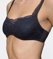 Body Make-Up Illusion Lace Balconette 85B - Schwarz