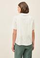 Blusenshirt mit Struktur M - Vanilla White