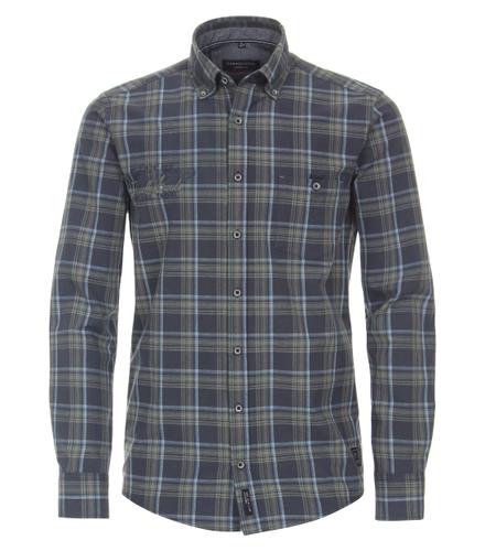 Freizeithemd L Casual Fit - Blau