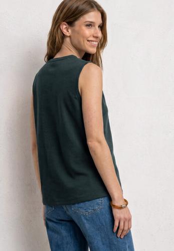 Weste aus Jersey mit Rundhals