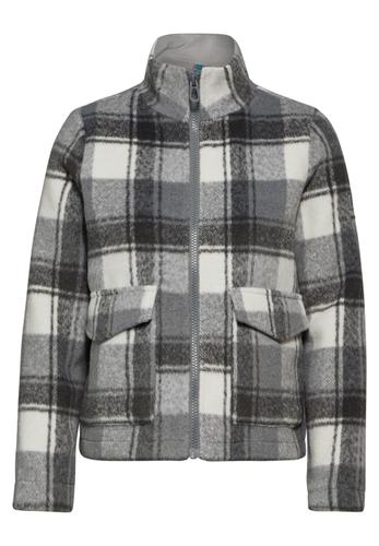 Karierte Jacke L - Mineral Grey Melange