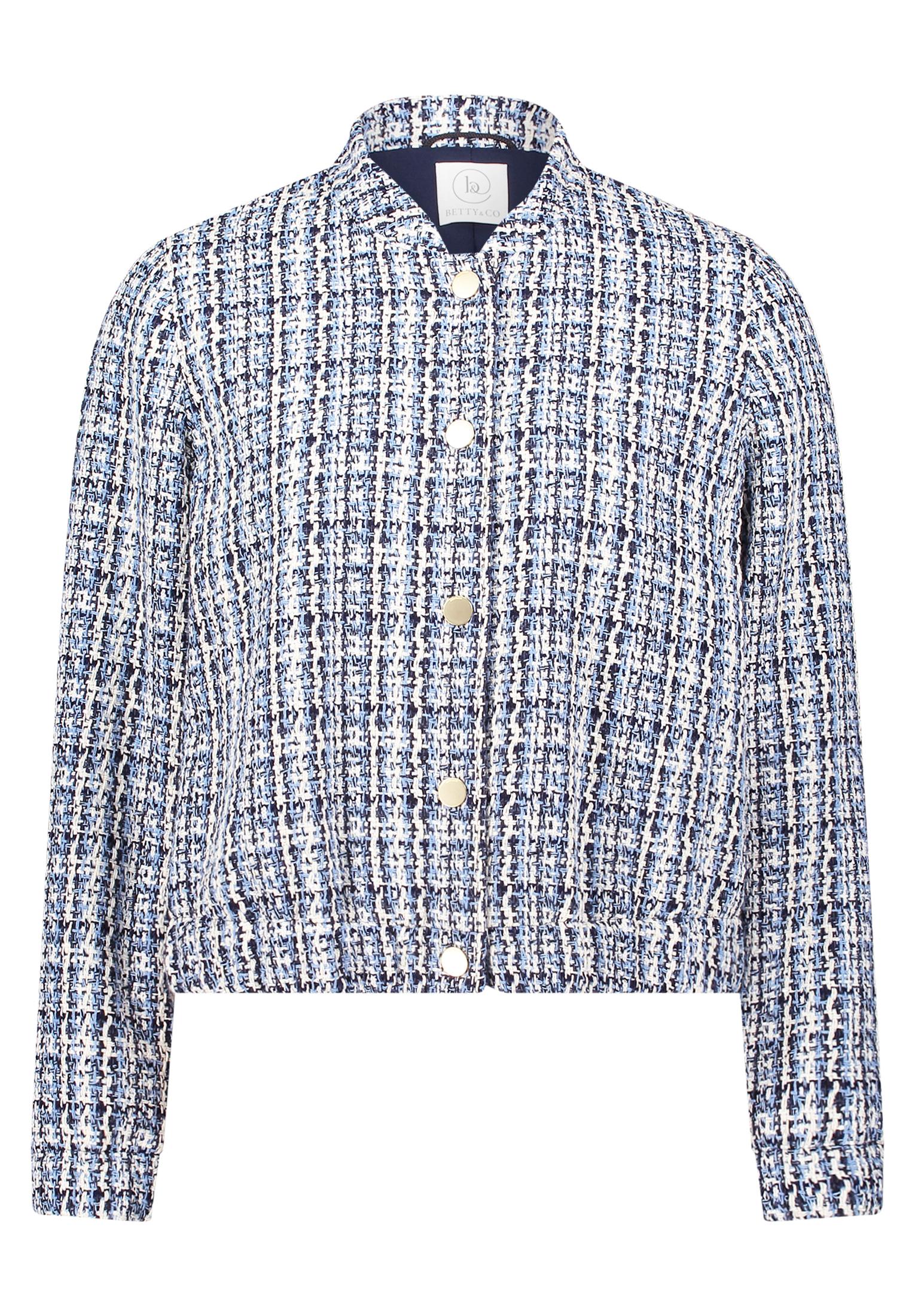Blouson 36 Lässig - Dunkelblau/Weiß
