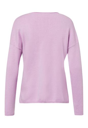 Strickpullover CASUAL aus softem Feinstrick 46 - Soft Purple
