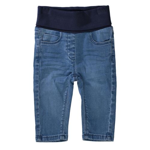 Jeans mit elastischem Umschlag-Bund 74 bequem - Blue Denim