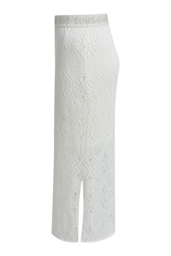 Crochet Skirt XS - Cream White