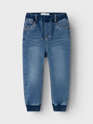 NMMBEN BAGGY R FLEECE JEANS 7330-AN O 92 Übergroß - Medium Blue Denim