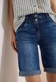Slim Leg Jeansshorts im Casual Fit 29 - Mid Blue Used Wash