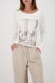 Langarmshirt mit Atelier-Druck 40 - Off-white