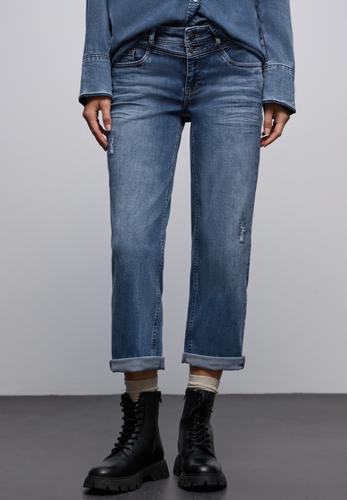 Destroyed Look Jeans 25/28 - Mid Blue Authentic Washed