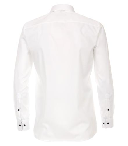 Popeline Hemd uni 39 Modern Fit - Weiss