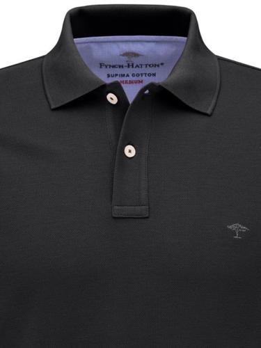 Polo, Basic 4XL Casual Fit - Black