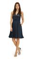 Cocktailkleid 38 Schwingend - Dunkelblau