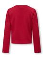 KOGROMA L/S GLITTER KNOT TOP JRS 158/164 Slim Fit - Lychee