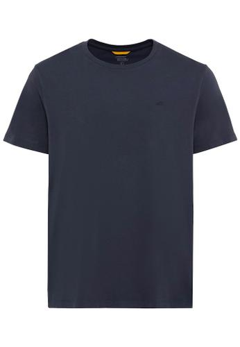 Basic T-Shirt aus nachhaltigem Organic Cotton Blau M