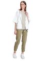 Casual-Jacke 44 Gerade - Rohweiß