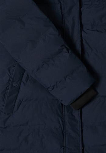 Mantel mit nahtloser Steppung L - Dark Navy Blue