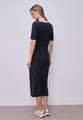 Midi-Kleid mit Knotendetail 34 - Shadowed Navy