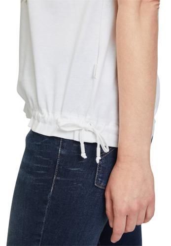 Baumwollshirt M Figurumspielend - White/yellow
