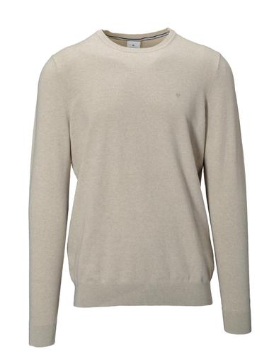 Rundhals Pullover XL - Dune Mel.