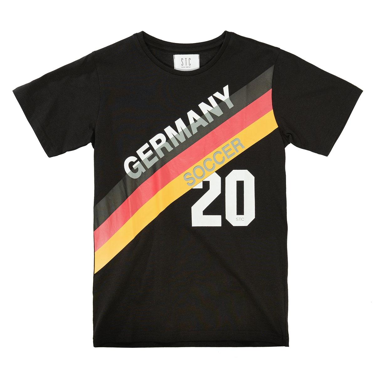 Kn.-T-Shirt 164 - Black