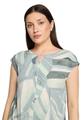 Blusenshirt 38 Figurumspielend - Mint/Green
