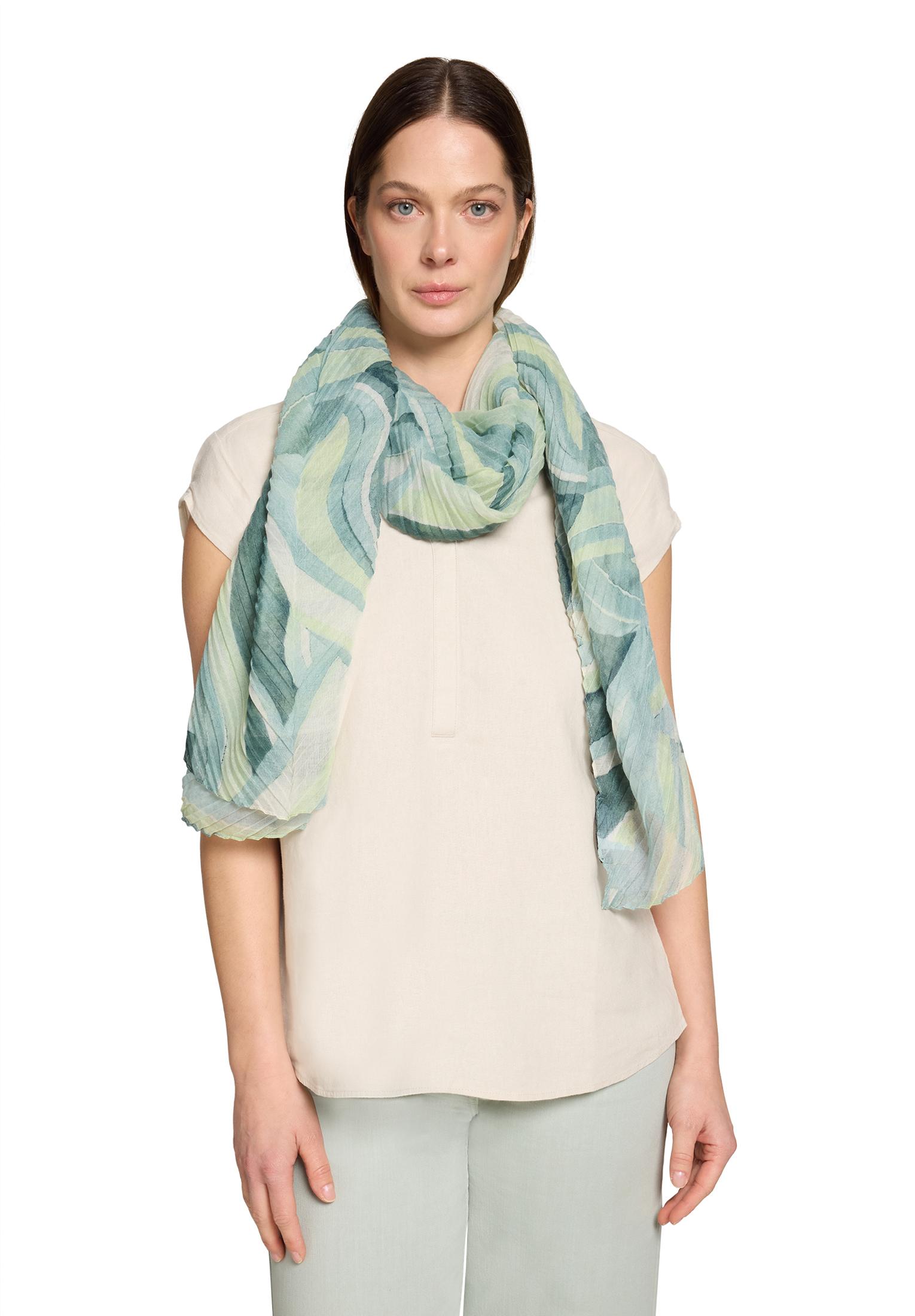Sommerschal OS Weich fallend - Mint/Green