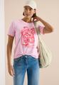 Shirt mit Rundhals und maritimem Print M - Light Blush Rose