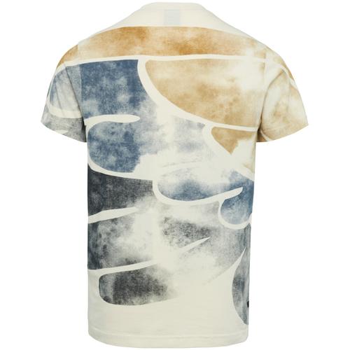 Short sleeve r-neck play single jersey L - Bone White
