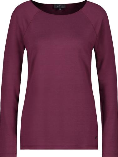 Basic-Langarmshirt 36 - Bordeaux