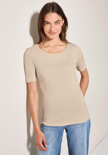 T-Shirt in Unifarbe