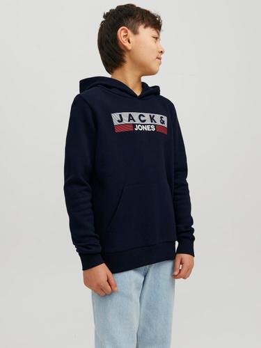 JJECORP LOGO SWEAT HOOD PLAY4 NOOS JNR 176 Normal geschnitten - Navy Blazer