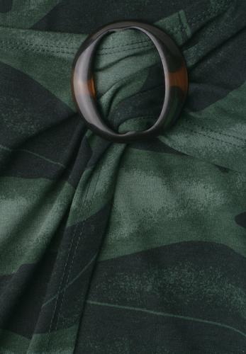 Knielanger Rock in Wickeloptik 40 - Deep Bound Green