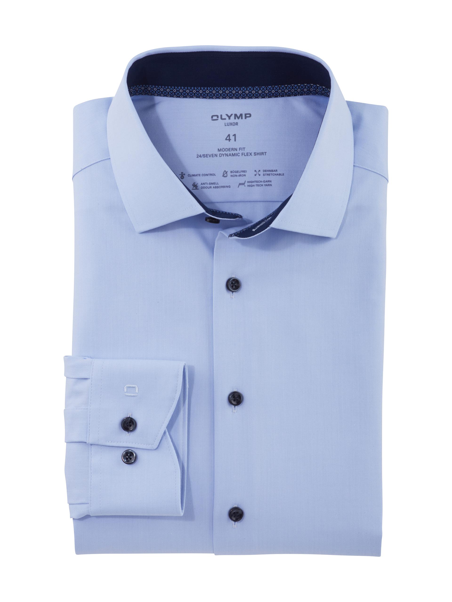 OLYMP Luxor 24/Seven 40 modern fit - Bleu