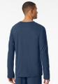 Langarmshirt V-Ausschnitt Blau 54