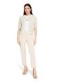 Strick-Cardigan 40 Gerade - Green/Cream