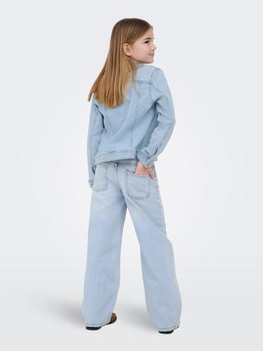 KOGMOTT WIDE LB DEST DNM AZG 140 Weiter Beinschnitt - Light Blue Denim