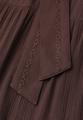 Maxi-Rock mit Volants und Gürteldetail 38 - Espresso Brown